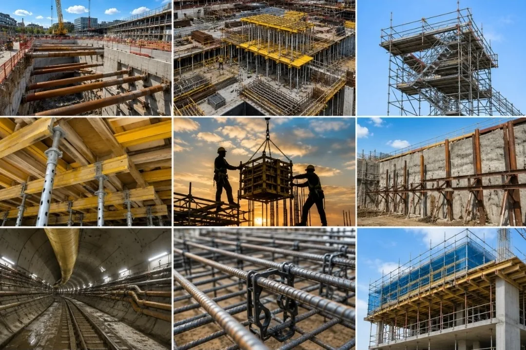 Temporary works on live projects — excavation, lifting and high-voltage infrastructure